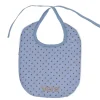 Best Babero Algodón Mini Star Blue Personalizable Baberos|Baberos Personalizados