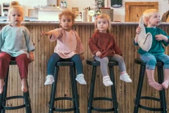 Baberos Con Manga^Timboo Babero con Mangas Moon Blue Personalizable