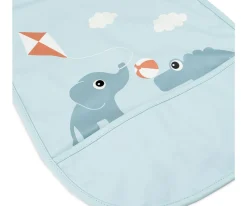 Clearance Babero con Velcro Playground Blue Baberos Impermeables|Baberos