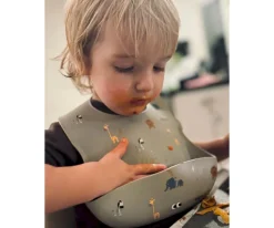 Baberos^Noui Noui Babero de Silicona Safari