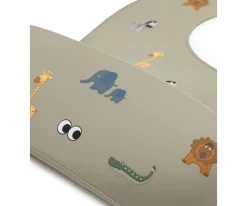 Baberos^Noui Noui Babero de Silicona Safari