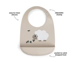 Baberos^Done by Deer Babero de Silicona Sheepy