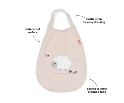 Baberos^Done by Deer Babero Pull-Over Tiny Farm Powder