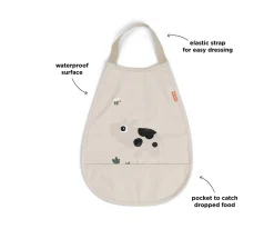 Baberos^Done by Deer Babero Pull-Over Tiny Farm Sand