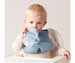 Baberos^b.box Babero Silicona Enrollable Ocean