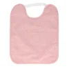 Baberos^Tutete Textil Babero Toalla Plastificado con Goma Rosa Claro