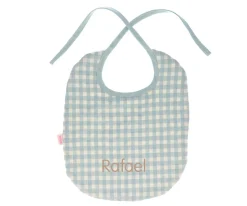 Discount Babero Vichy Verde Personalizable Baberos Personalizados|Baberos