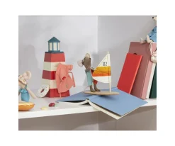 Accesorios Para Muñecas^Maileg Bata de Baño Mamá y Papá Ratón Coral