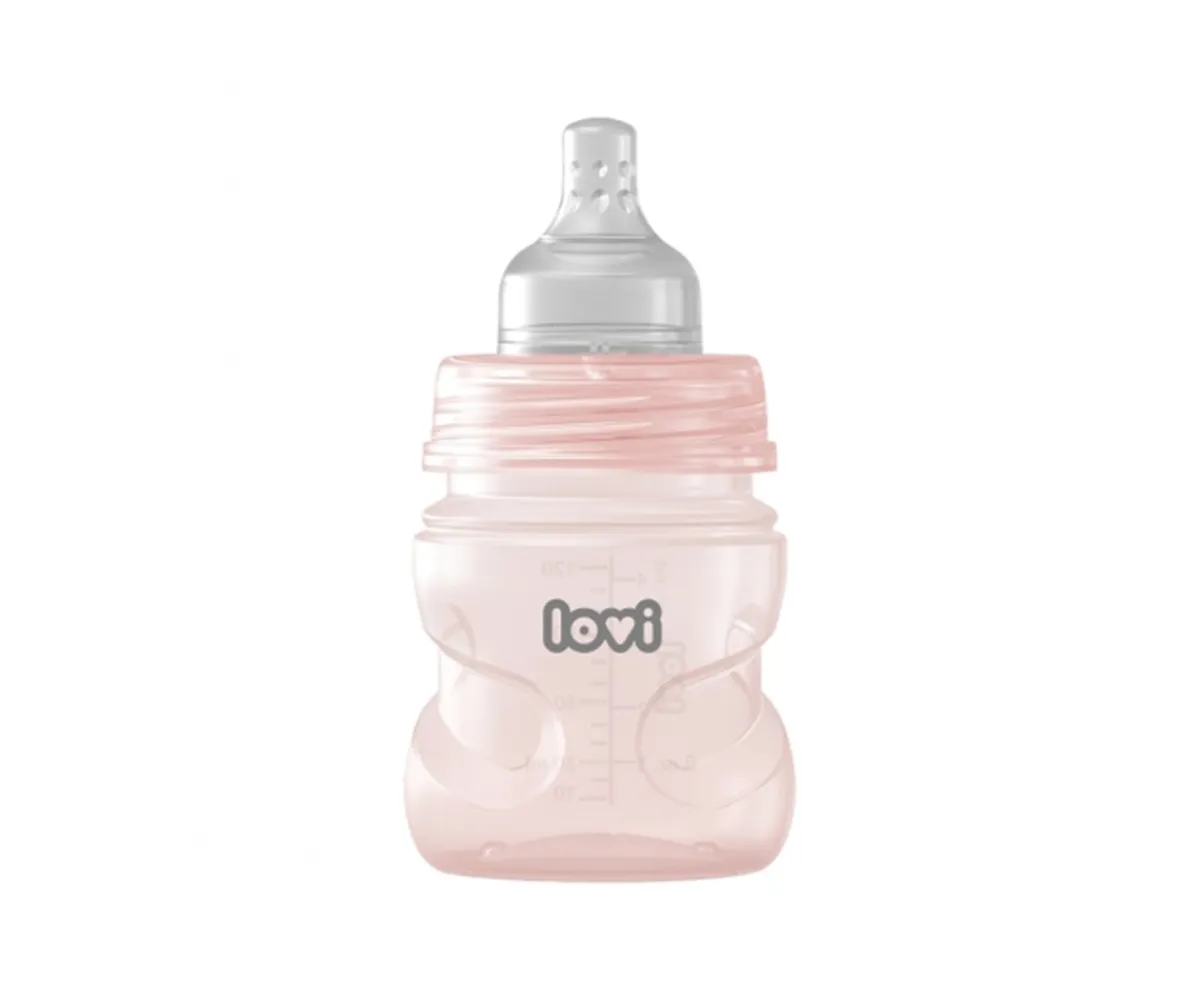 Biberones^LOVI Biberón con Tetina Dinámica Trends 120 ml Rosa