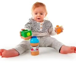 Bloques de Actividades Niños Juguetes Para Recién Nacidos|Juguetes Apilables