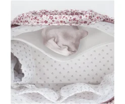 Bolsas Hospital Bebé^Pasito a Pasito Bolsa Canastilla Cherry Flores