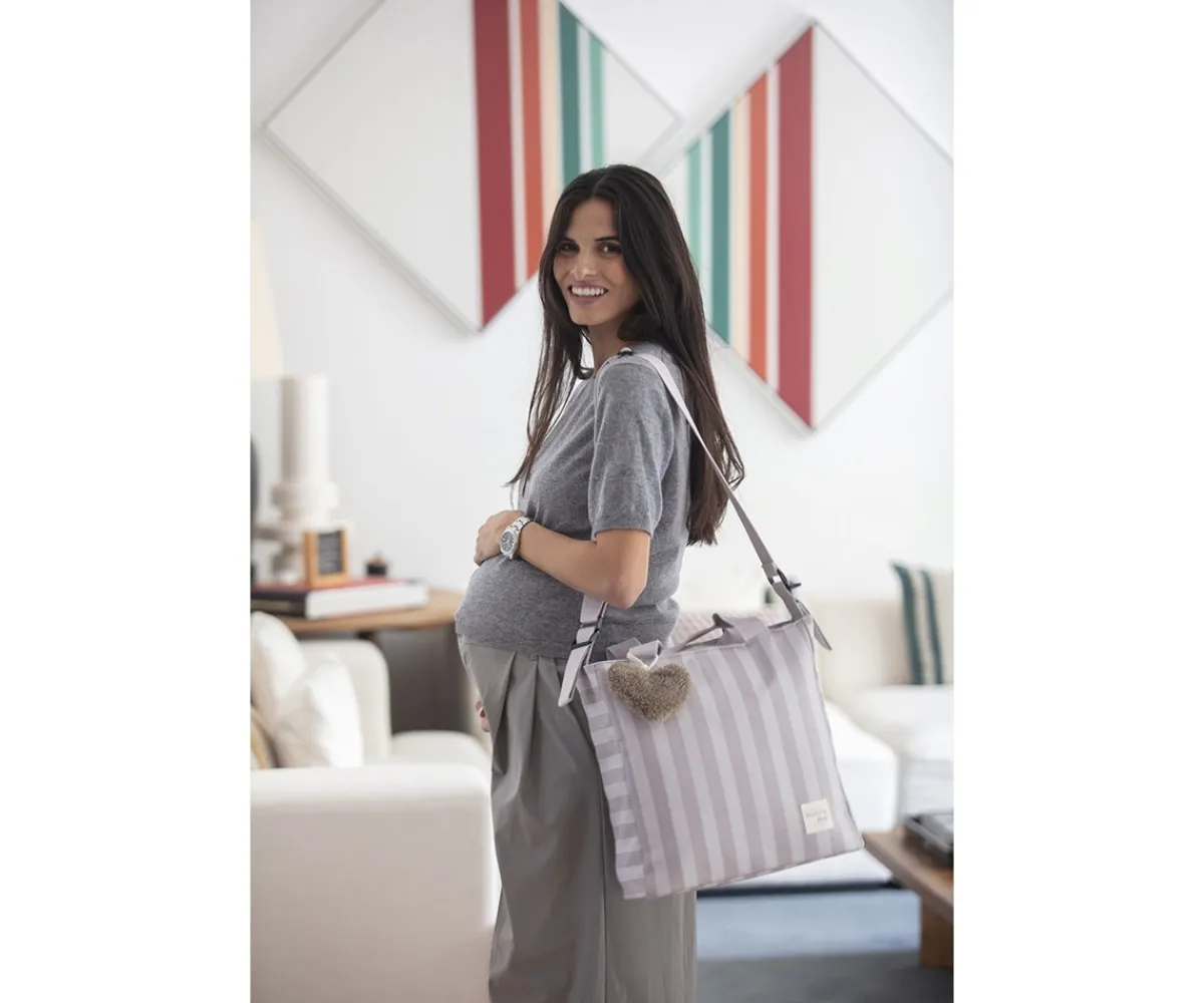 Bolsas Hospital Bebé^Walking Mum Bolsa Canastilla Sintra Beige Personalizable
