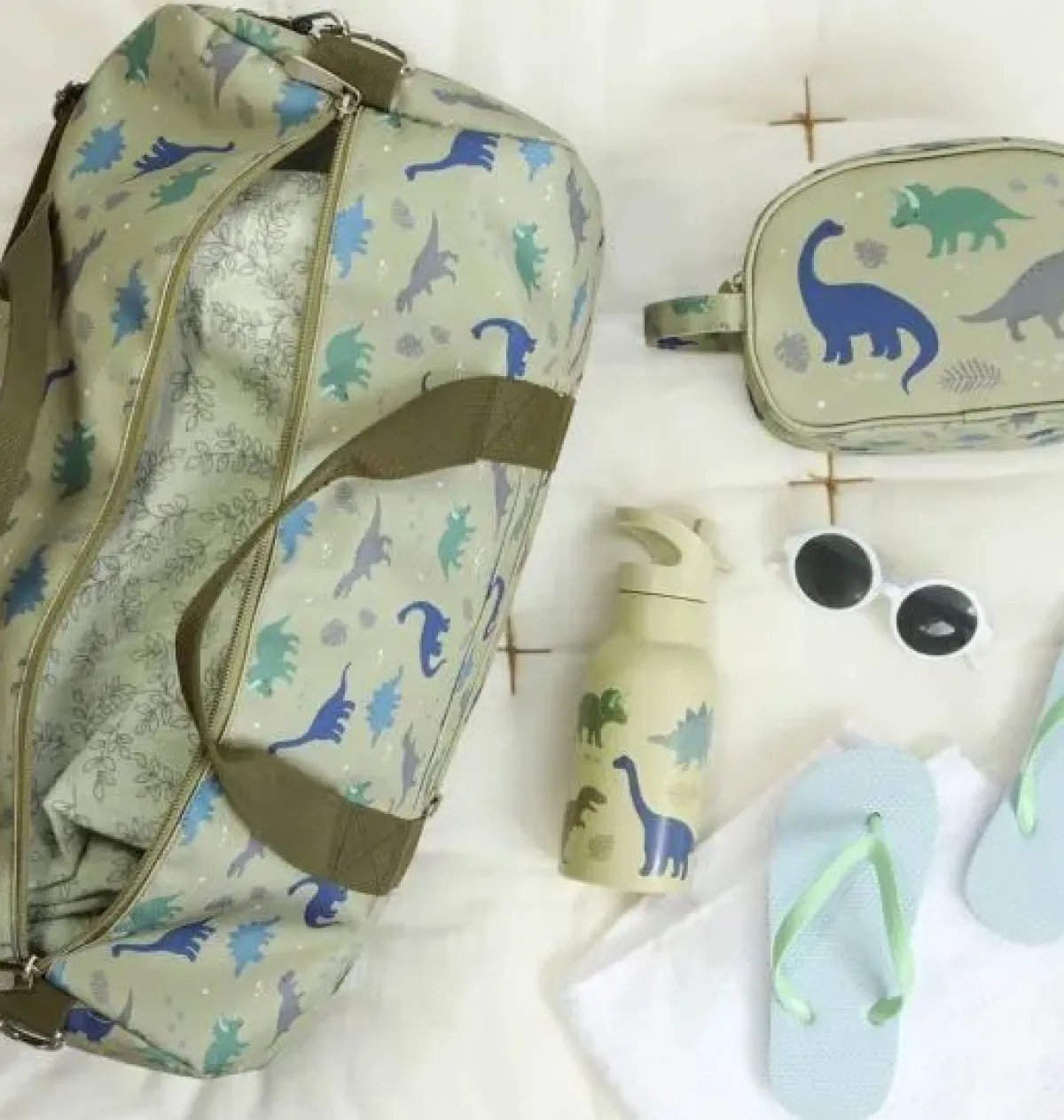 Bolsas De Deporte^A Little Lovely Company Bolsa de Deporte Dinosaurios Personalizable