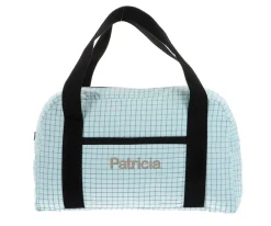 Bolsas De Deporte^Cristina de Jos'h Bolsa de Deporte Nordic Check Blue Personalizable