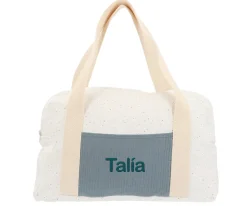 Bolsas De Deporte^Cristina de Jos'h Bolsa de Deporte Rainbow Dots Azul Personalizable