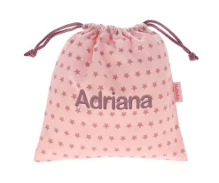 New Bolsa Merienda Lyra Rosa Personalizable Colecciones Vuelta Al Cole|Bolsas Merienda
