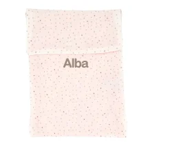 Cambiadores Para Bebés^Cristina de Jos'h Bolsa para Pañales Rainbow Dots Rosa Personalizable