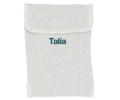 Cambiadores Para Bebés^Cristina de Jos'h Bolsa para Pañales Rainbow Dots Azul Personalizable