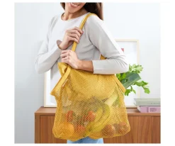Bolsos^Roll´eat Bolsa Reutilizable 2 en 1 Good'Bag Mustard