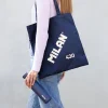 Outlet Bolsa Tote Bag Personalizable Colección 430 Since 1918 Azul Marino Bolsas De Playa|Moda Mamá