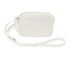Bolsos^Tutete Bolso Infantil Glitter White Pearl
