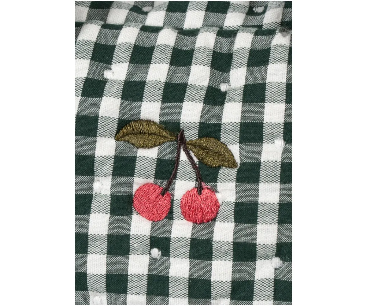 Accesorios Para Muñecas^Konges Slojd Bolso para Muñecas Green Check