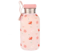 Best Botella Acero con Funda Little Garden Personalizable 500ml Colecciones Vuelta Al Cole|Botellas Para Personalizar