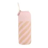 Best Botella Acero con Funda Stripes Pink Personalizable 750ml Botellas De Acero|Botellas Para Personalizar