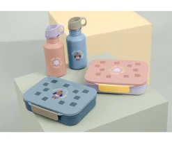 Botella Acero Inoxidable Pattern Party Blue/Green 500 ml Botellas De Acero|Comer Al Aire Libre