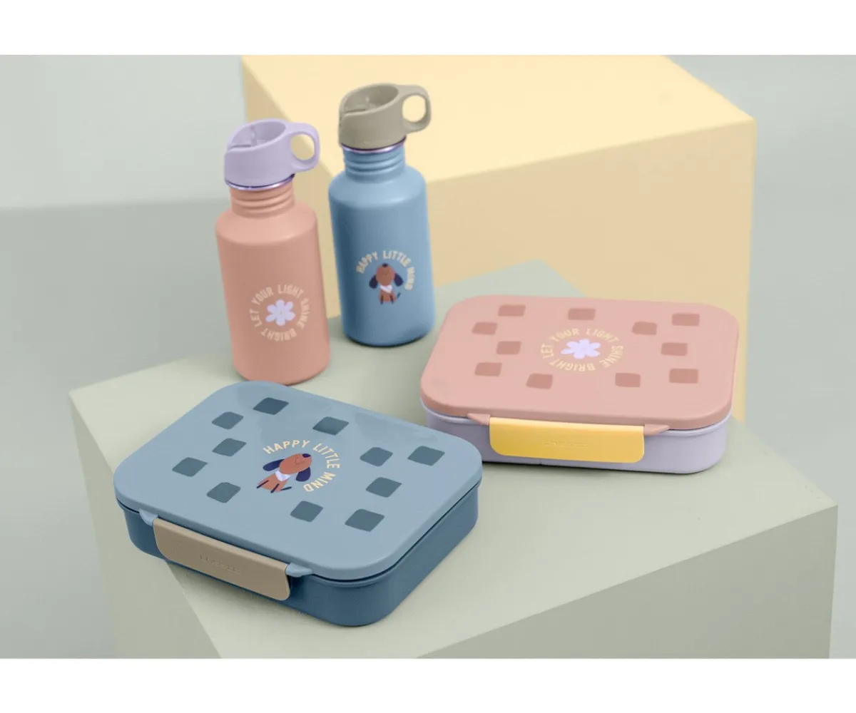 Botella Acero Inoxidable Pattern Party Blue/Green 500 ml Botellas De Acero|Comer Al Aire Libre