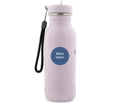 Hot Botella Acero Mrs.Mouse 500ml + 6 Pegatinas Redondas Blue Regalo Botellas De Acero