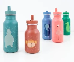 Hot Botella Acero Mrs.Mouse 500ml + 6 Pegatinas Redondas Blue Regalo Botellas De Acero