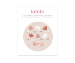 New Botella Campus Pop-Up Personalizada Pink 400ml Little Garden Colecciones Vuelta Al Cole|Botellas De Plástico