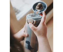 Comer Al Aire Libre^Noui Noui Botella de Acero Térmica Dino