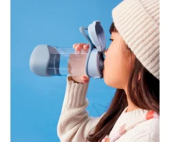 Botellas De Plástico^b.box Botella de Tritán con Boquilla y Asa 450 ml Chill Out