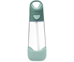 Botellas De Plástico^b.box Botella de Tritán con Pajita 600 ml Emerald Forest