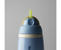 Botellas De Plástico^Tommee tippee Botella Isotérmica Antigoteo con Pajita Azul Pastel 266ml