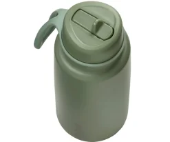 Online Botella Térmica con Boquilla Plegable y Asa 1L Olive Termos Infantiles|Regalos Para Papá