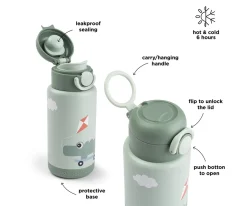 Botella Térmica Playground Green 340 ml Termos Infantiles|Botellas Térmicas