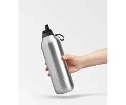 New Botella Térmica Serie 2 Flip Acero Reciclado 1 Litro Botellas De Acero|Regalos Para Papá