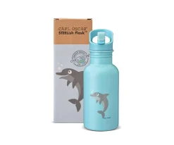 Botellas De Acero^Carl Oscar Botellas de Acero Steelish Flask Blue 0.5 Litros