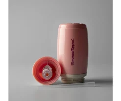 Botellas De Plástico^Tommee tippee Botellas Isotérmicas Antigoteo con Pajita Morado/Rosa Pastel 266ml