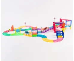 Best Imanix Pista de Carreras 50 piezas Niños Juguetes Niños 5 Años|Juguetes Niños 4 Años