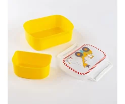 Caja Almuerzo Excavadora Fiambreras Infantiles|Cajas De Almuerzo