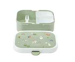 Caja Almuerzo Midi Campus Little Farm Cajas De Almuerzo|Fiambreras Infantiles