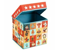 Best Caja de Almacenamiento Con Asiento Estrellas Niños Organizadores De Juguetes|Organizadores