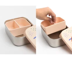 Cajas De Almuerzo^The Cotton Cloud Caja de Almuerzo Acero Origami