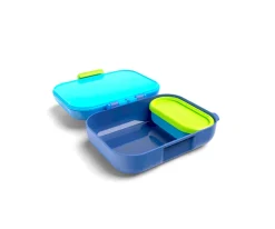 Best Caja de Almuerzo Bento Junior Azul Cajas De Almuerzo|Fiambreras Infantiles