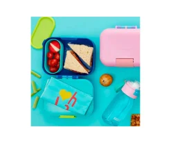 Best Caja de Almuerzo Bento Junior Azul Cajas De Almuerzo|Fiambreras Infantiles