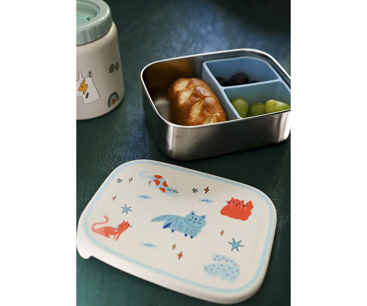 Cajas De Almuerzo^The Cotton Cloud Caja de Almuerzo Meowtiful Cats
